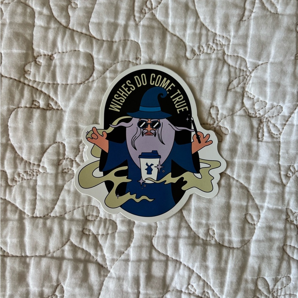 Wishes Do Come True Wizard Sticker
